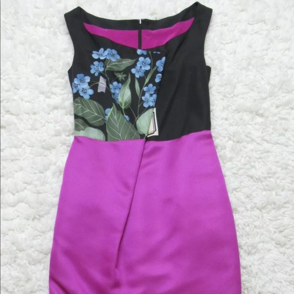 Carolina Herrera Dresses & Skirts - Carolina Herrera Runway Botanical Wiggle Dress size 4 VGUC